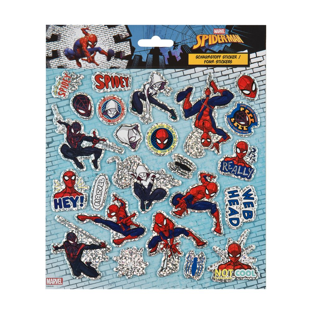 Set pěnových nálepek Spiderman
